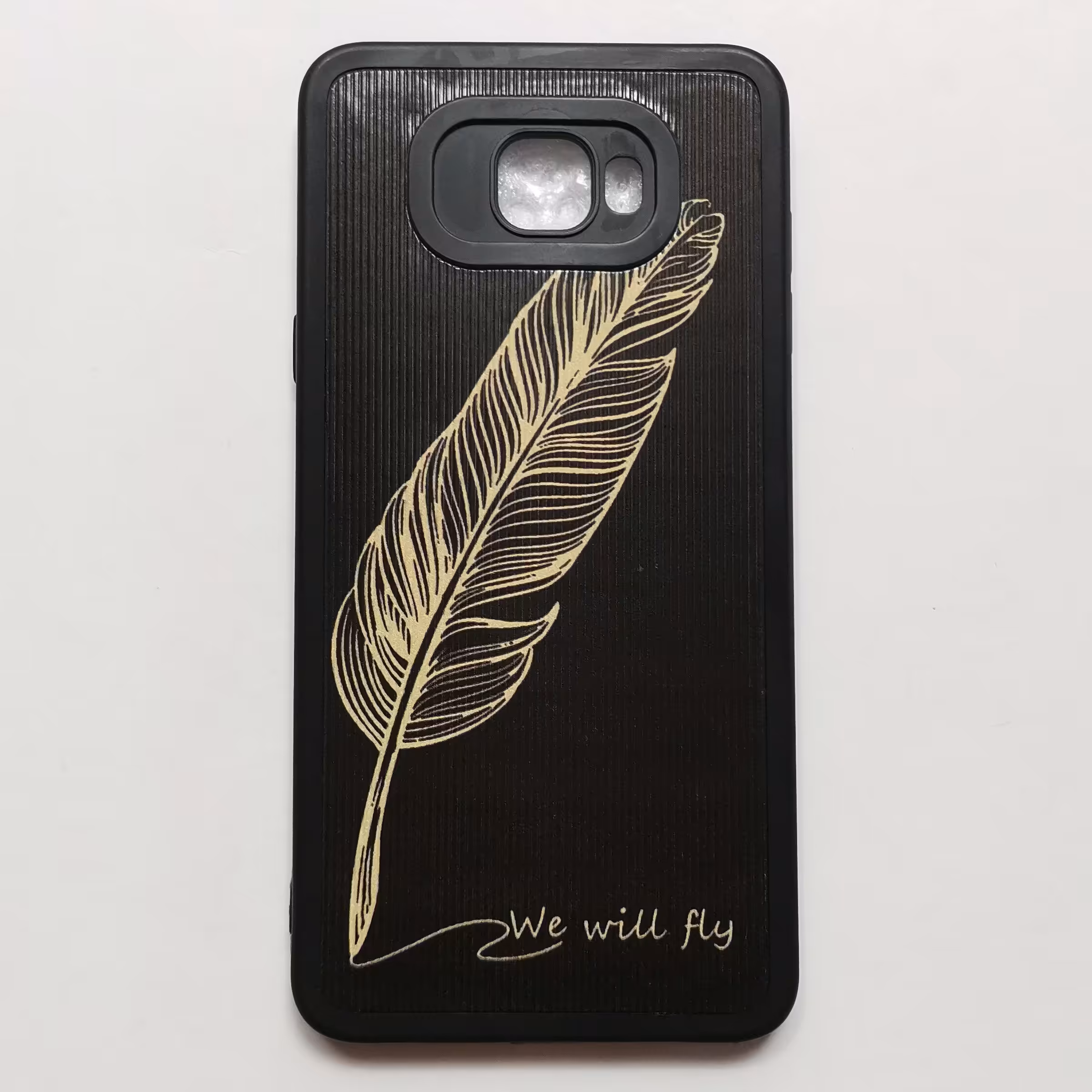 قاب طرحدار ژله ای پر مناسب گوشی سامسونگ C7 / C7 pro