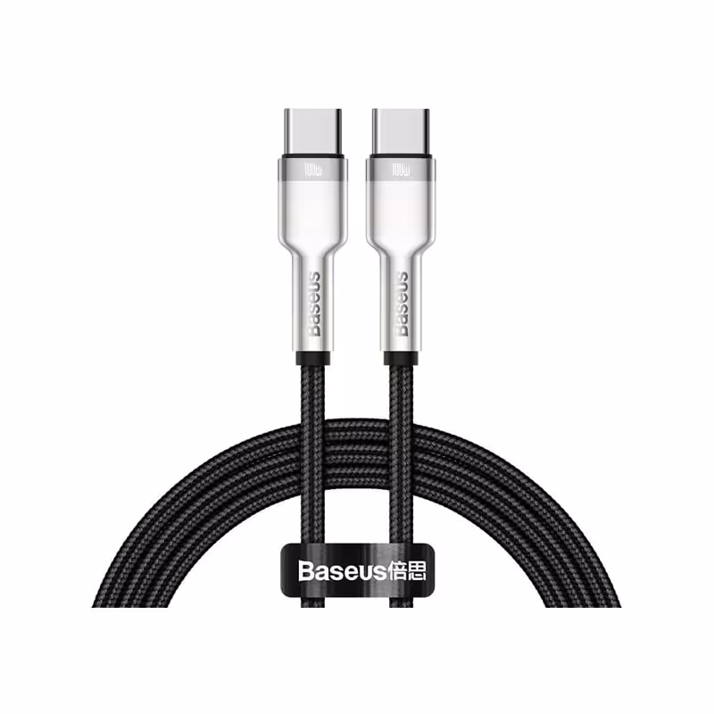 کابل USB-C به USB-C باسئوس مدل catjk-c طول 1متر - فروشگاه کارما آیتی