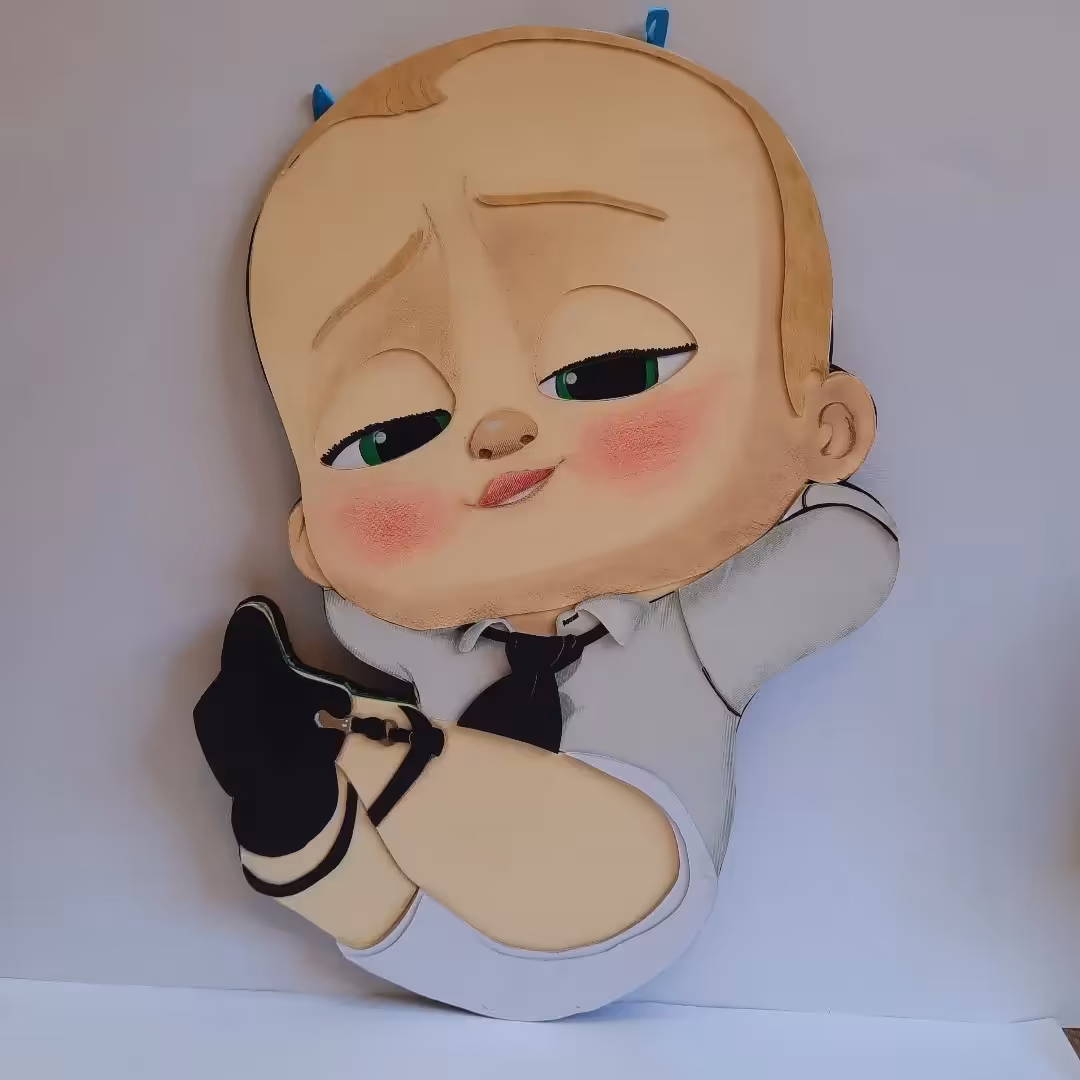 استند شخصیت تولد دستسازه تم تولد بچه رئیس سایز50cm