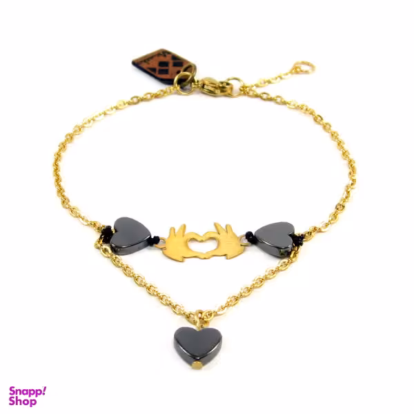 دستبند طلا 18عیار مانچو مدل bfg083