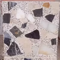 موزاییک چهل در چهل سیمان سفید طرح پلاک