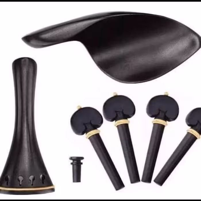 ست کامل فیتینگ ویولن پرفورمنس طرح فرانسوی مشکی 