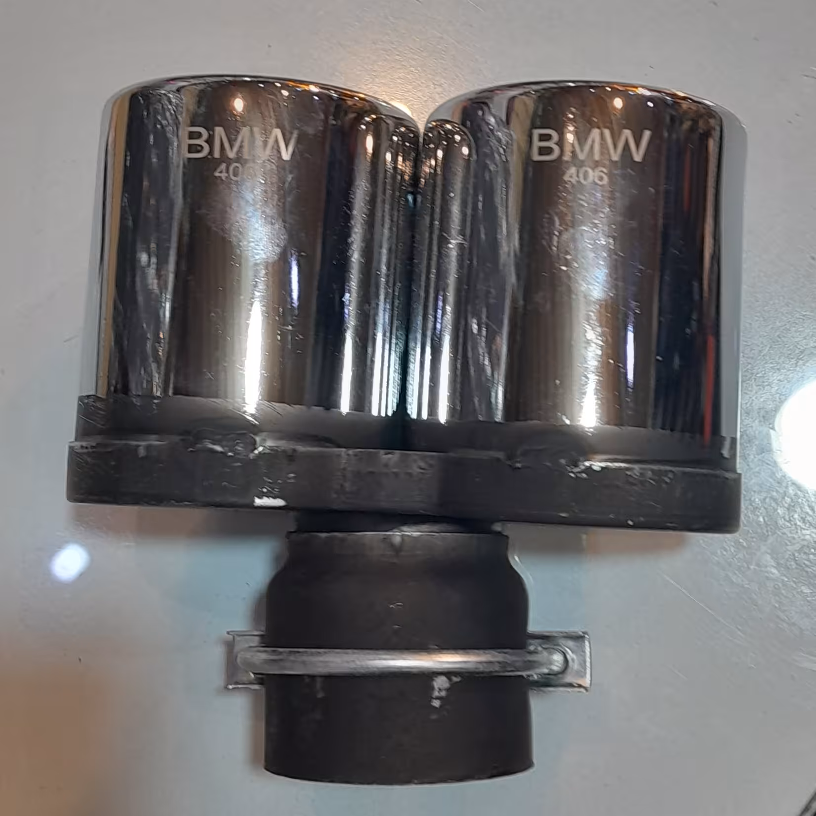 سر اگزوز دو لول BMW 406