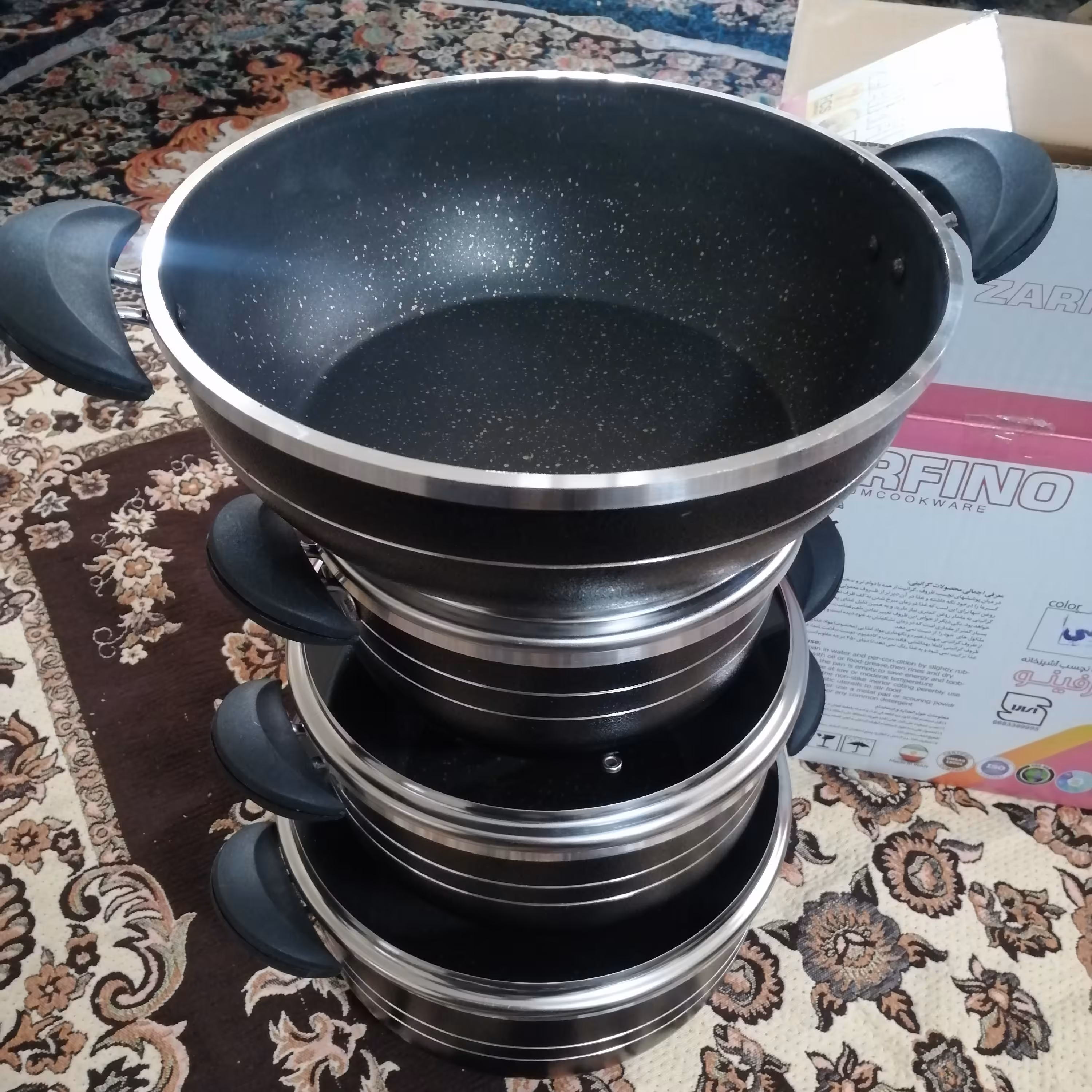 سرویس قابلمه 7پارچه گرانیت