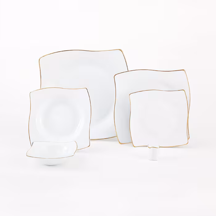 سرویس چینی زرین 6 نفره غذاخوری زرین آسترو (30 پارچه)