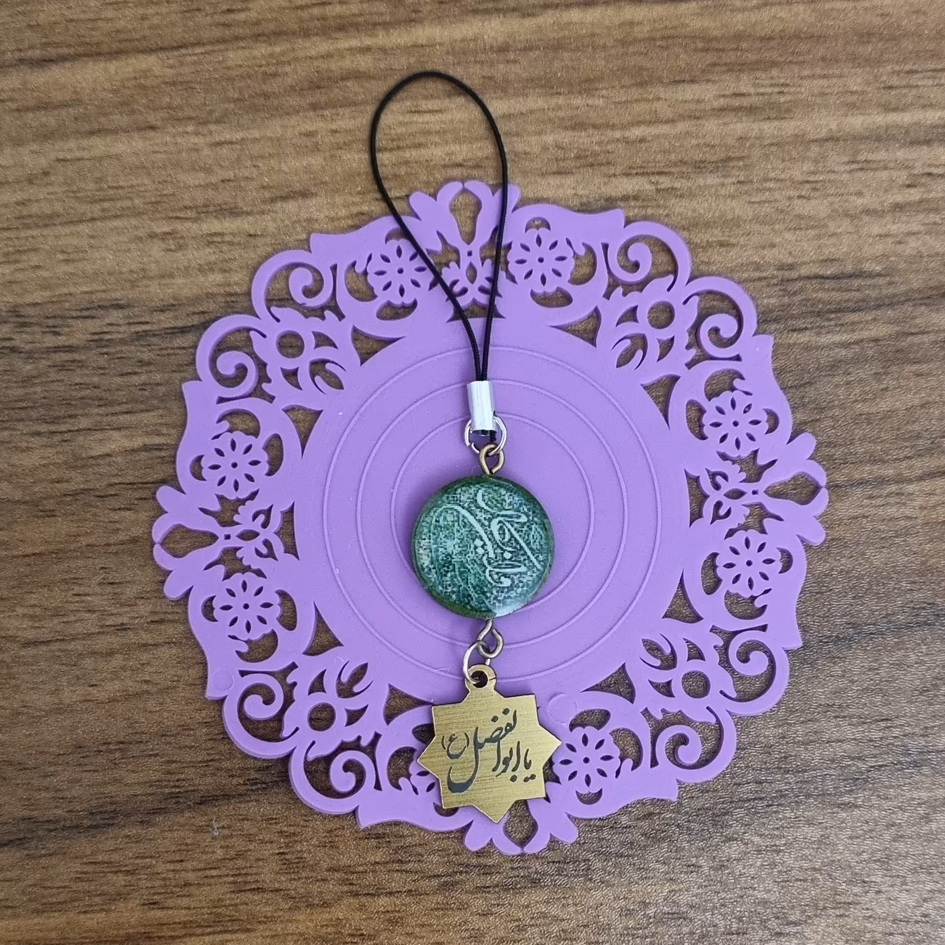 آویز خودرو  آینه و ان یکاد آویز گوشی یا ابوالفضل ع آویز فلش وانیکاد آویز گوشی آویز کیف