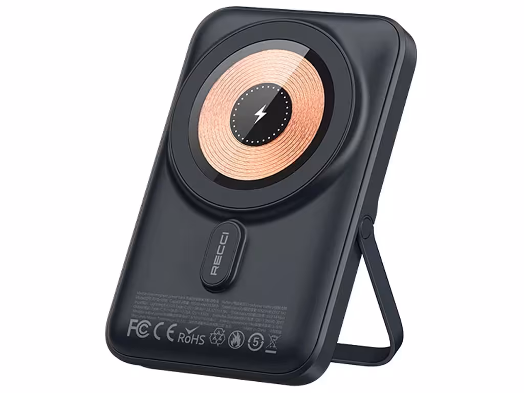 پاور بانک وایرلس مگنتی 20 وات 10000 رسی RPB-W08