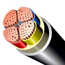 کابل مفتولی مس 3 در 150 بعلاوه 70 سیمیا (600/1000V)