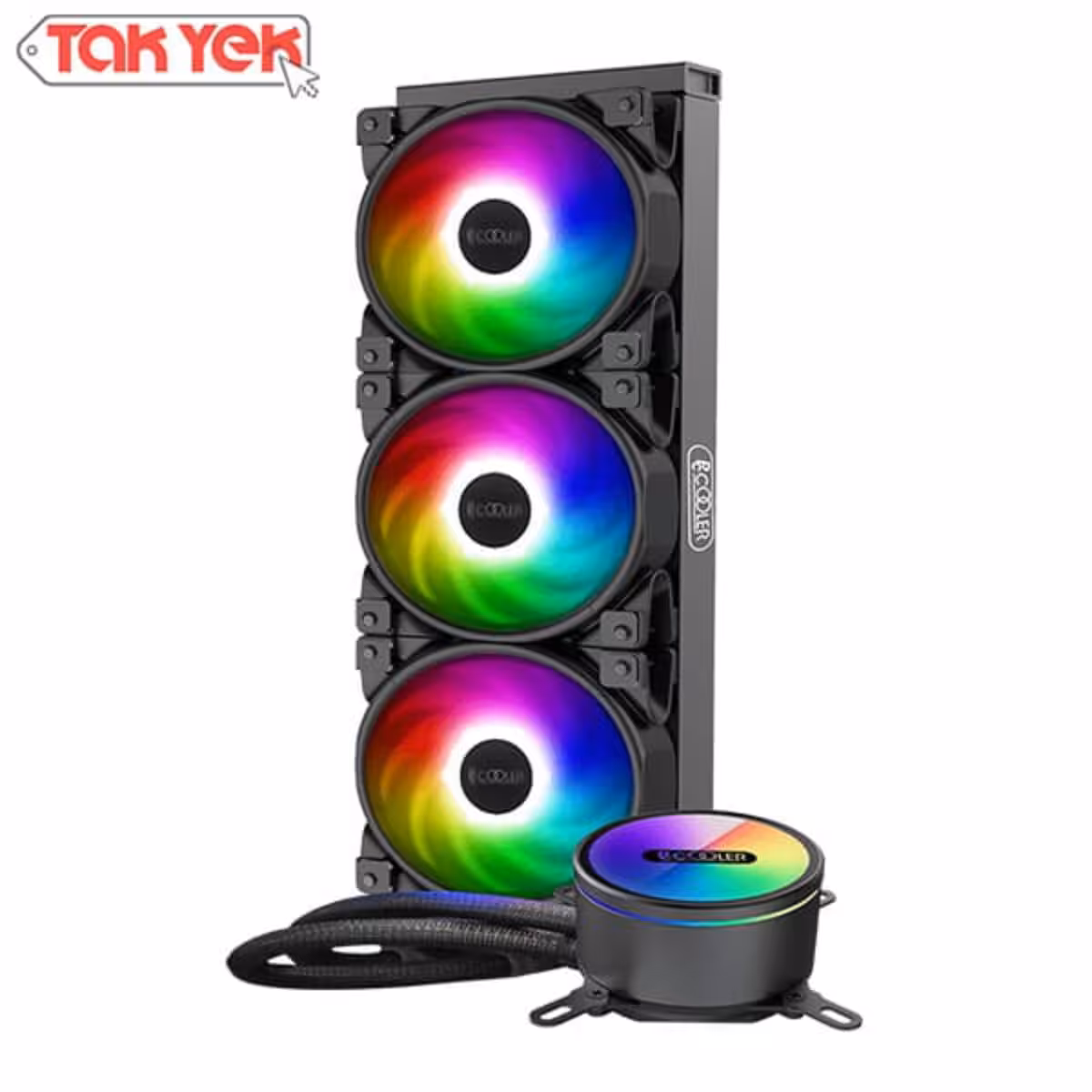 خنک کننده مایع پردازنده پی سی کولر PCcooler GI-CX360 ARGB