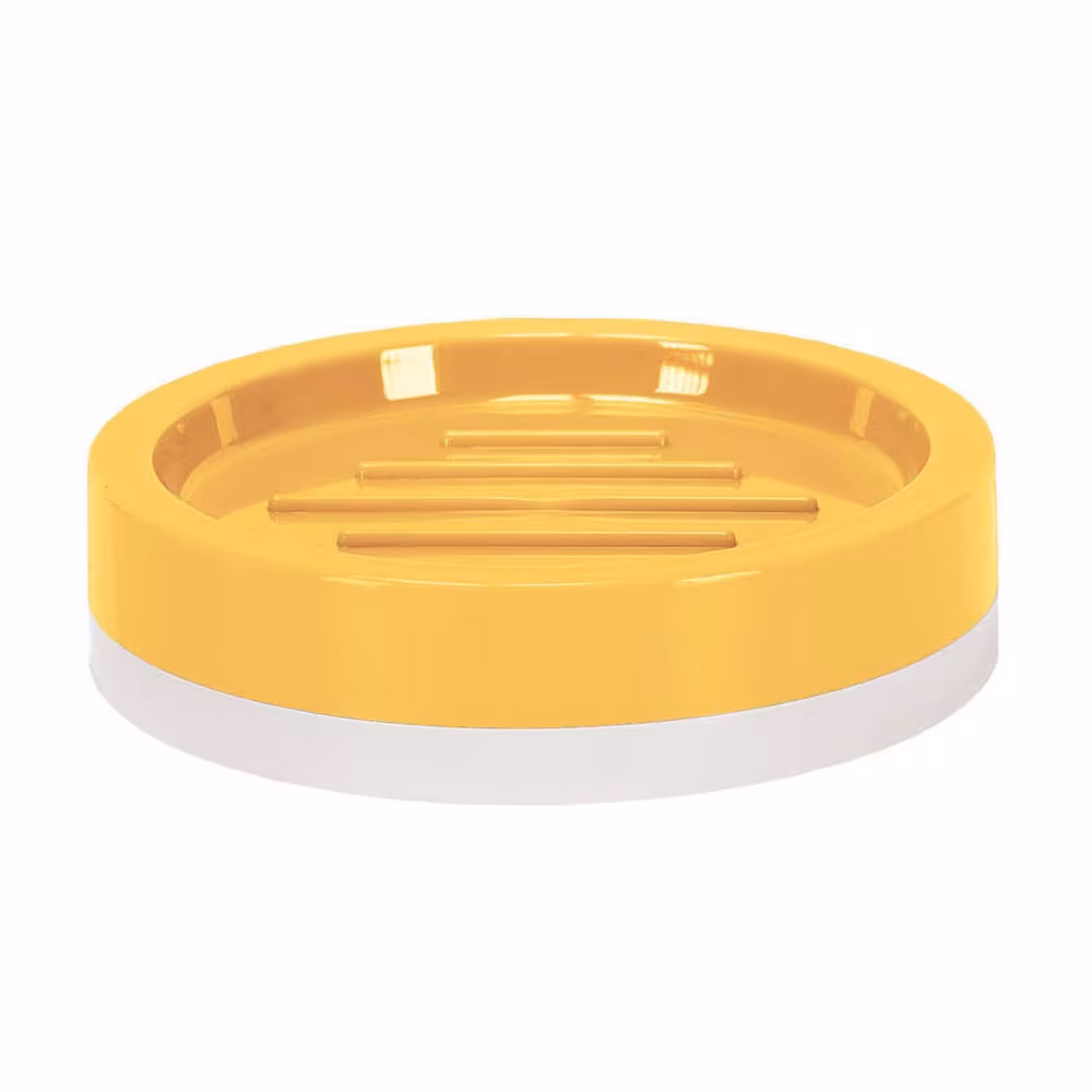 جا صابونی پلاستیکی طلایی مدل Double Yellow برند آلمانی | ژرمن کالا