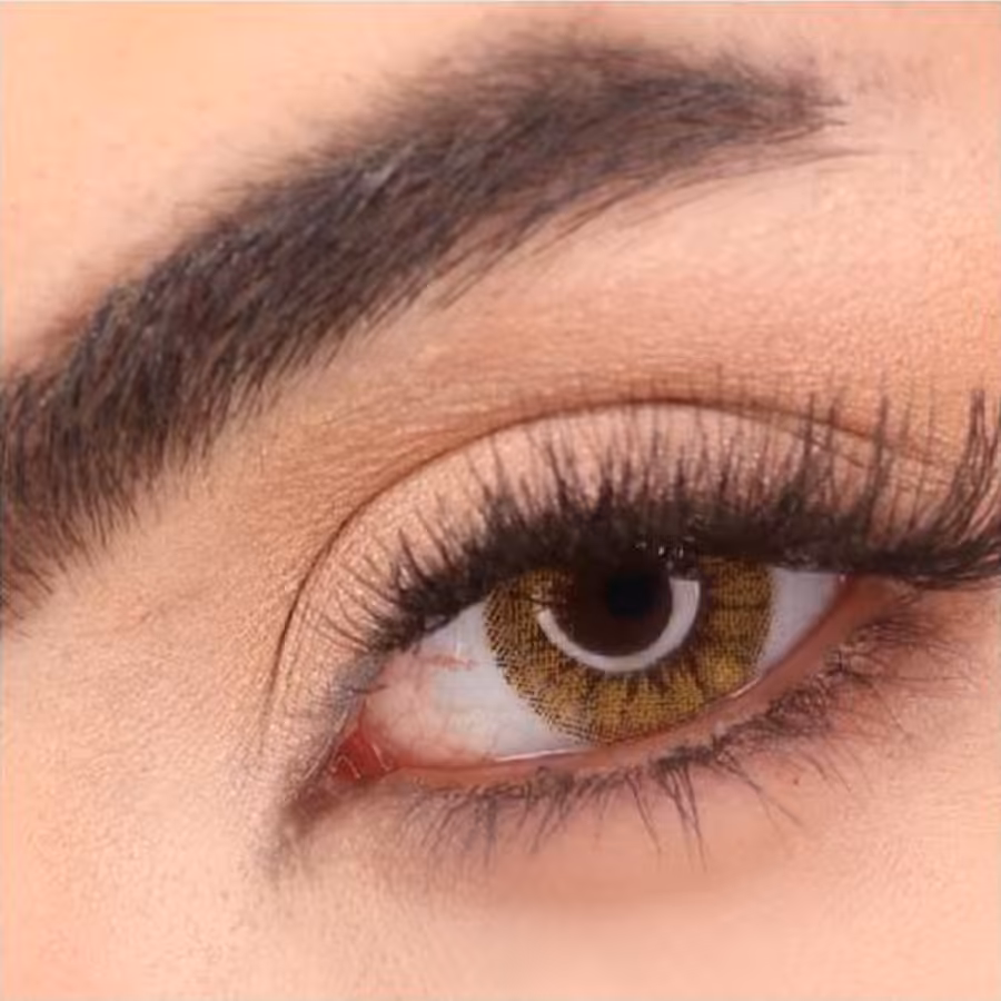 لنز  چشم رنگی نیوویژن رنگ Caramel