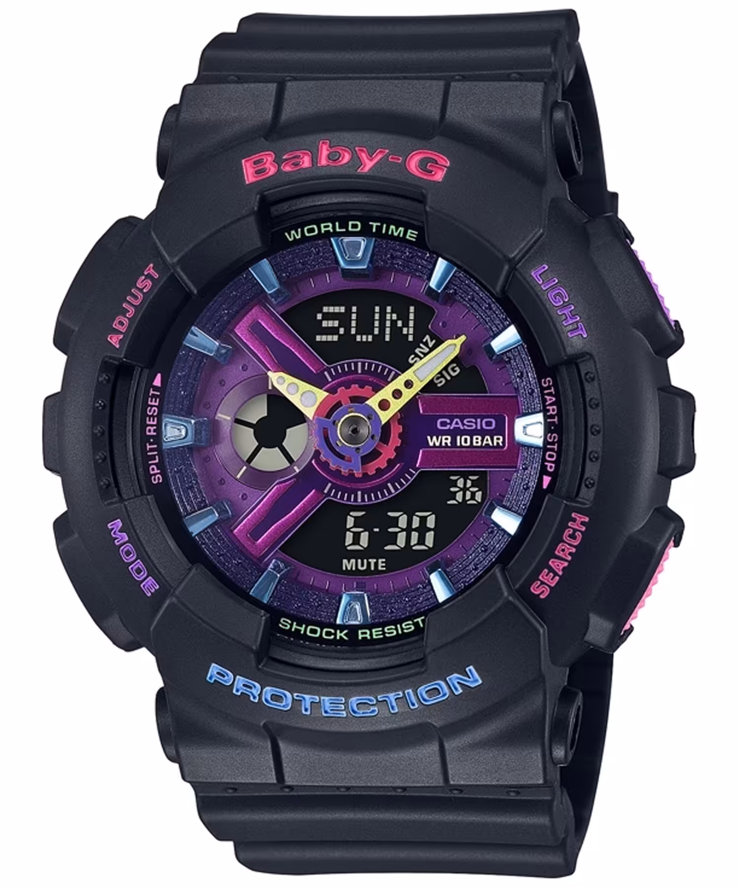 ساعت مچی زنانه کاسیو، زیرمجموعه Baby-G, کد BA-110TM-1ADR