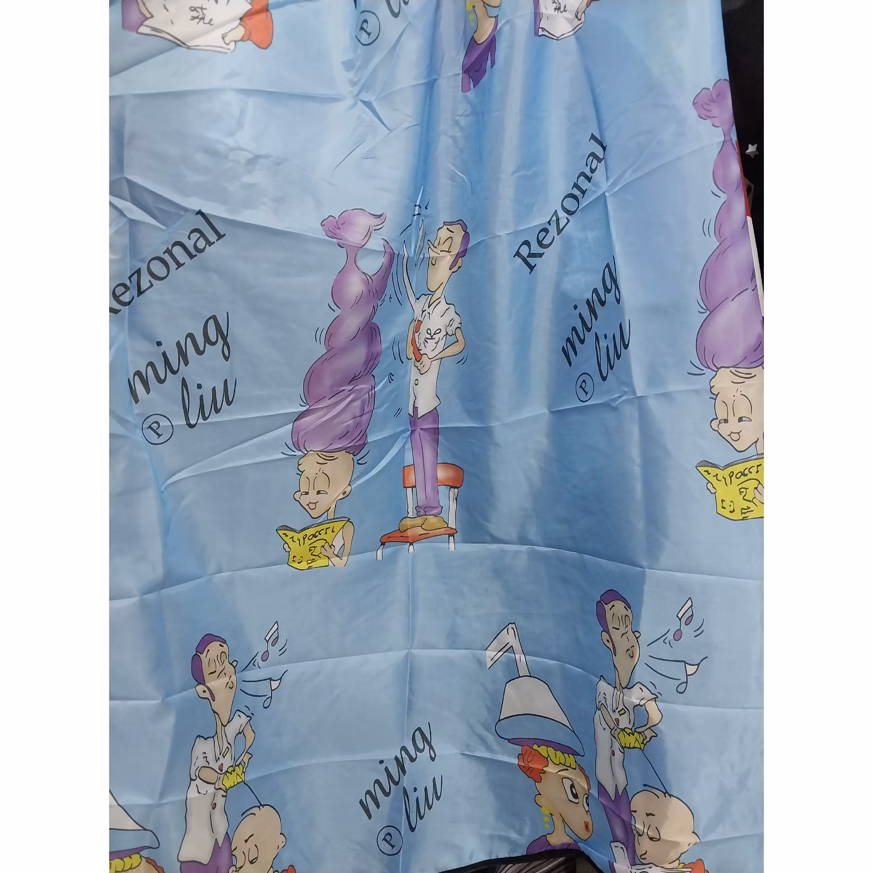 پیش بند کودک آرایشگری رنگ آبی 