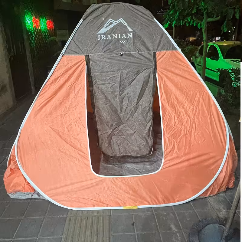 چادر مسافرتی 12 نفره مدل برنو کف ضخیم ارتفاع افرود کمپ  جنگل سفر کوه خیمه کد79