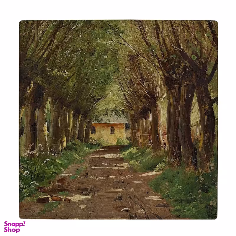 زیر لیوانی طرح نقاشی درختزار کد 3672561_1735