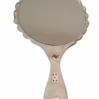 آینه دستی رزینی دستساز طرح ورق