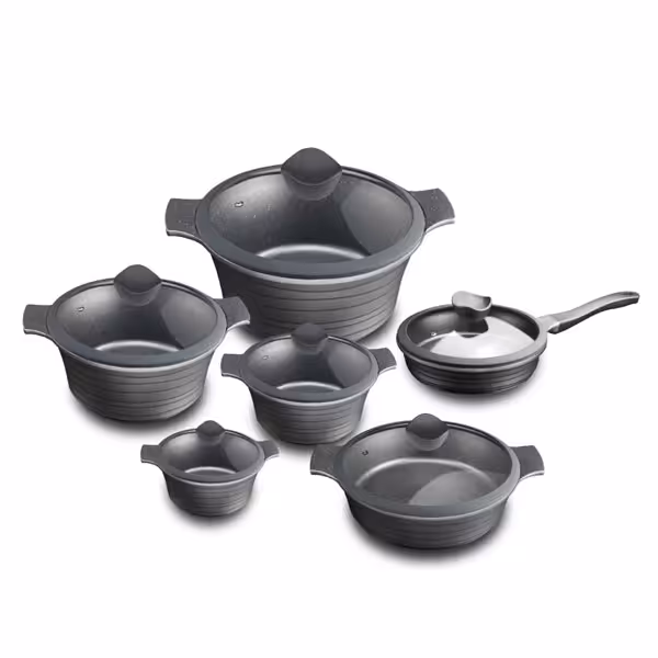 سرویس پخت و پز 12 پارچه جی فی نی GIFFINI مدل WAVE 04  نوک مدادی 
