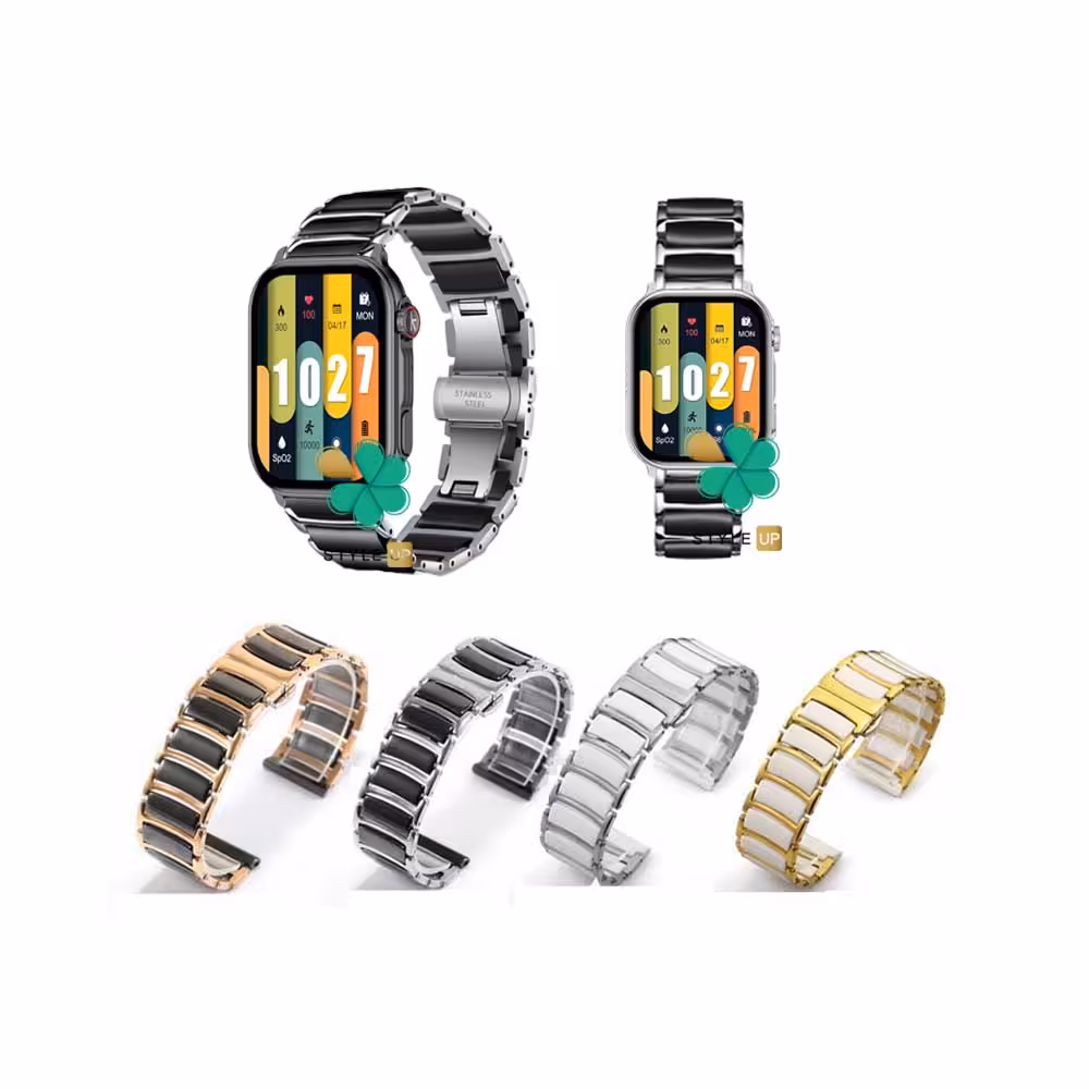 بند ساعت سرامیکی Monowear مناسب شیائومی Kieslect Calling Watch KS Pro