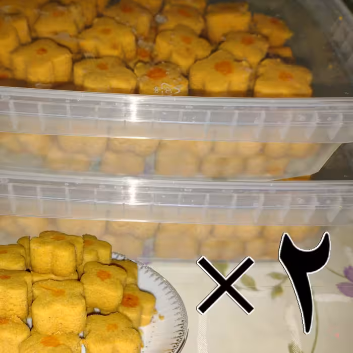 شیرینی نخودچی خانگی اعلاء 800گرمی -بسته دو عددی