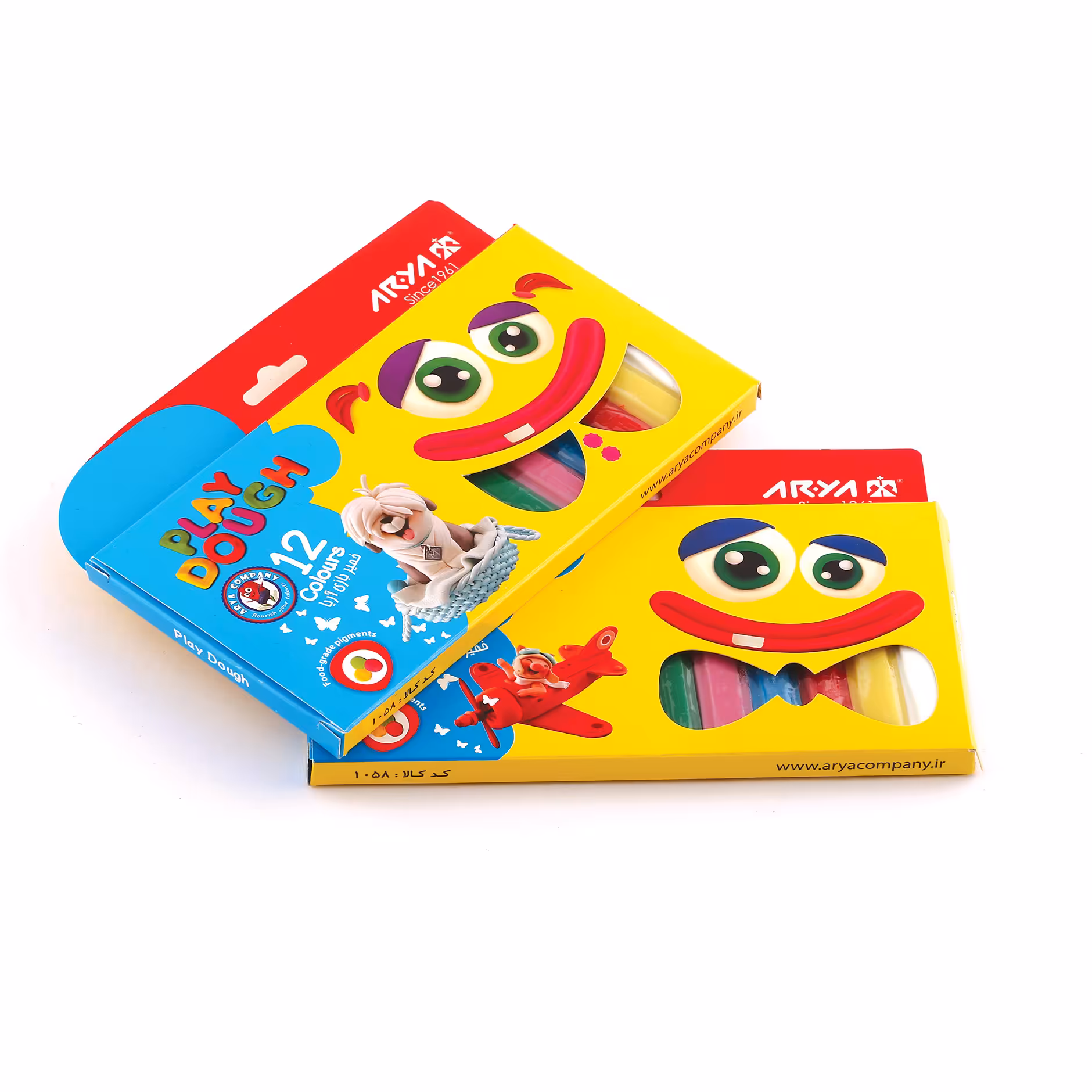 خمیربازی 12 رنگ آریا