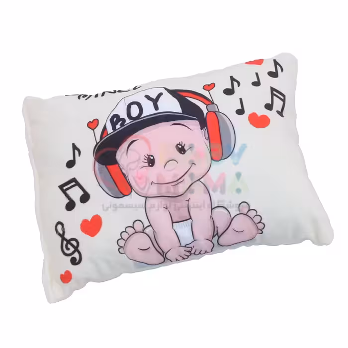 بالش بچگانه مخمل چاپی