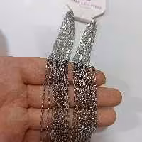 کد300 - زنجیر اجری نقره ای استیل - زنجیر کارتیر ریز - زنجیر کارتیر طلایی - زنجیر کارتیر نقره ای -  کار تیر مردانه  