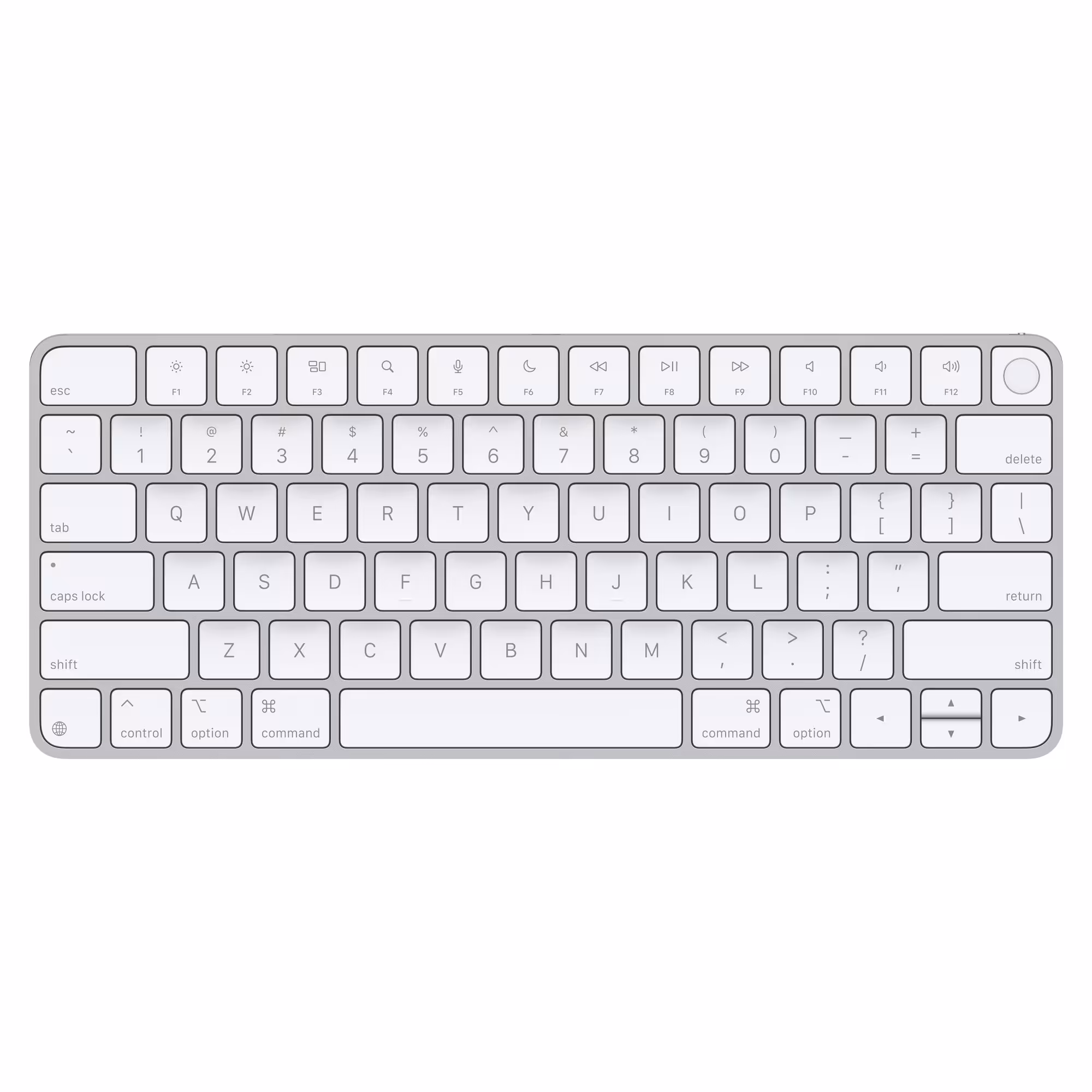 کیبورد کامپیوتر اپل مدل Magic Keyboard with Touch ID (USB–C)