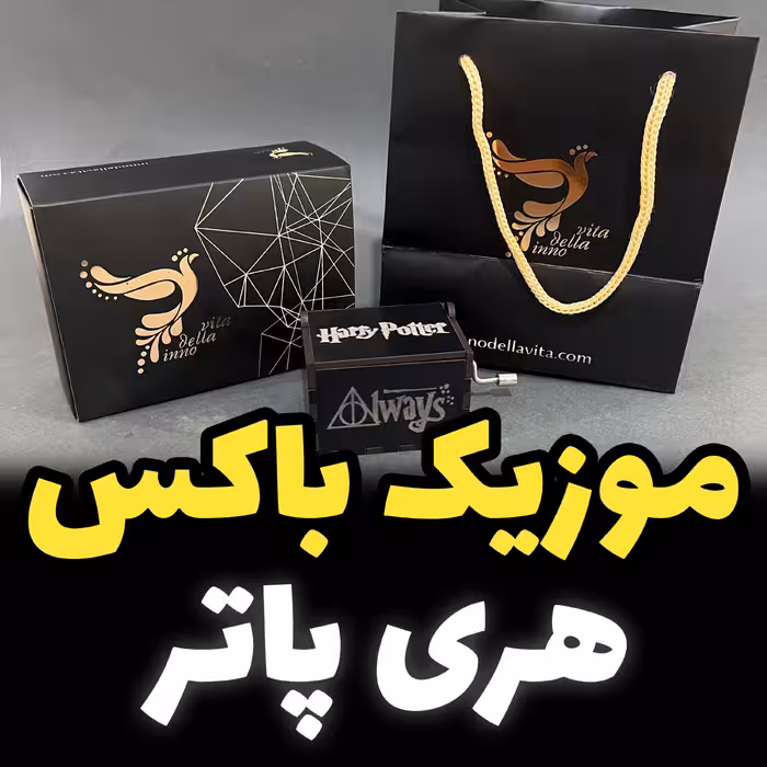 موزیک باکس هری پاتر برند اینو دلا ویتا مدل M18CH-B همراه با جعبه و ساک دستی (پس کرایه)