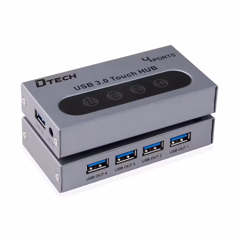 هاب 4 پورت USB-3 دیتک مدل DT-8009