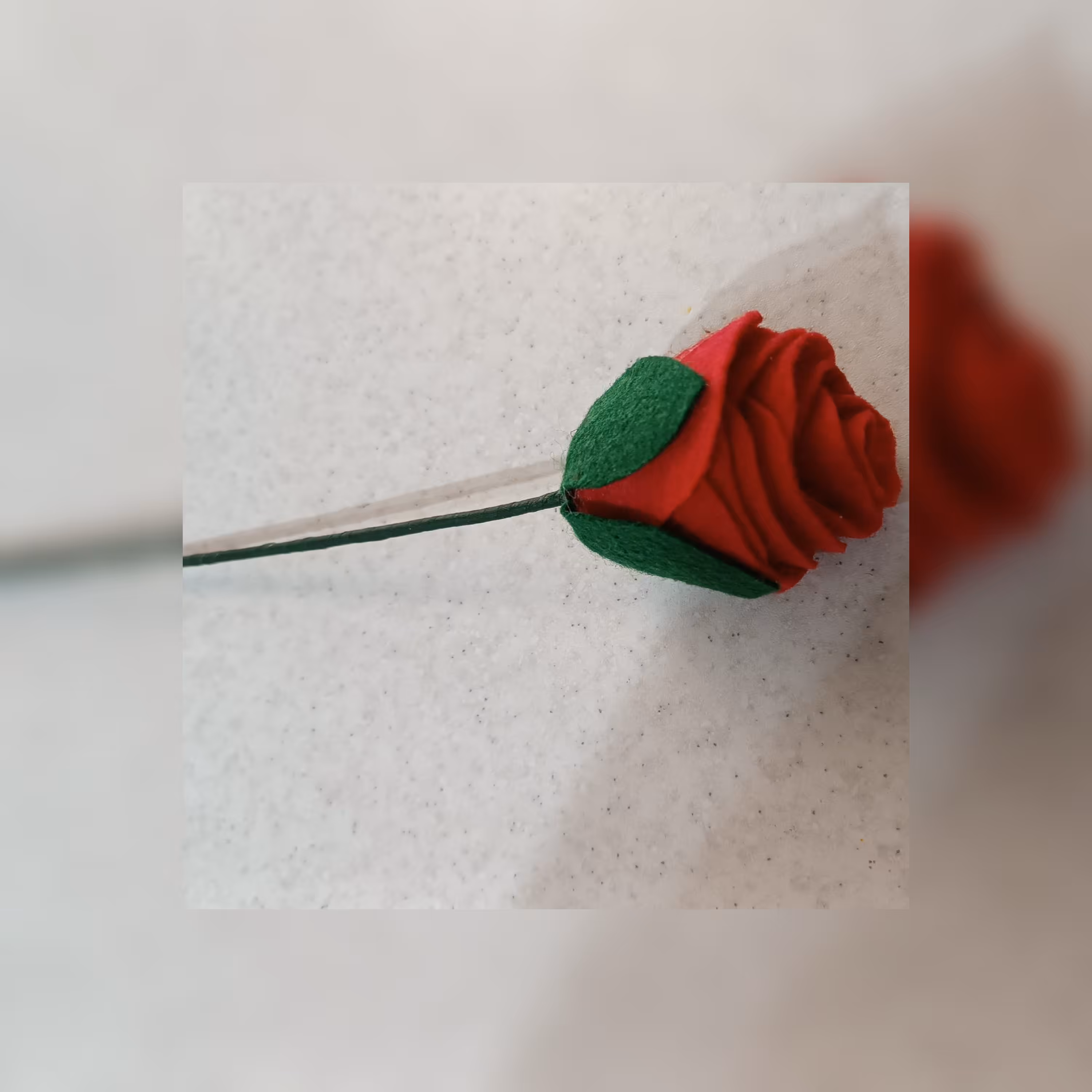 گل رز نمدی ولنتاین