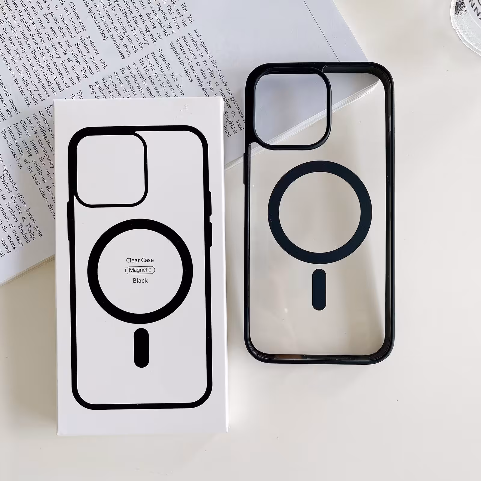 کاور(قاب) مدل مگ سیف مناسب برای گوشی موبایل اپل iphone 12 Pro Max  رنگ مشکی