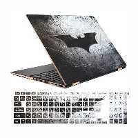 استیکر لپ تاپ طرح Batman کد 01 مناسب برای لپ تاپ 156 اینچ به همراه بر چسب حروف فارسی کیبورد