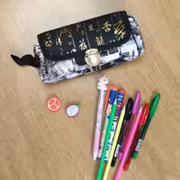 جامدادی  پارچه ضخیم قفل چمدانی