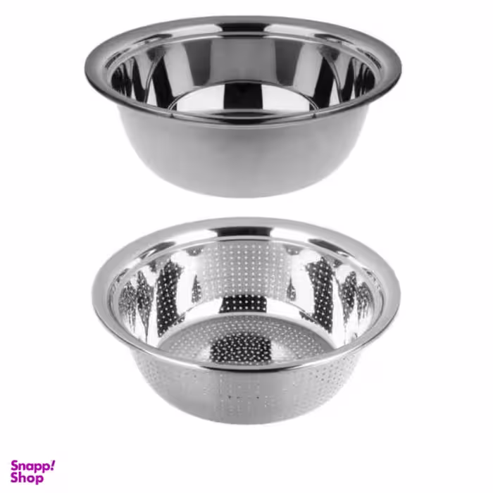 ست آبکش و لگن کد AL30 مجموعه 2 عددی