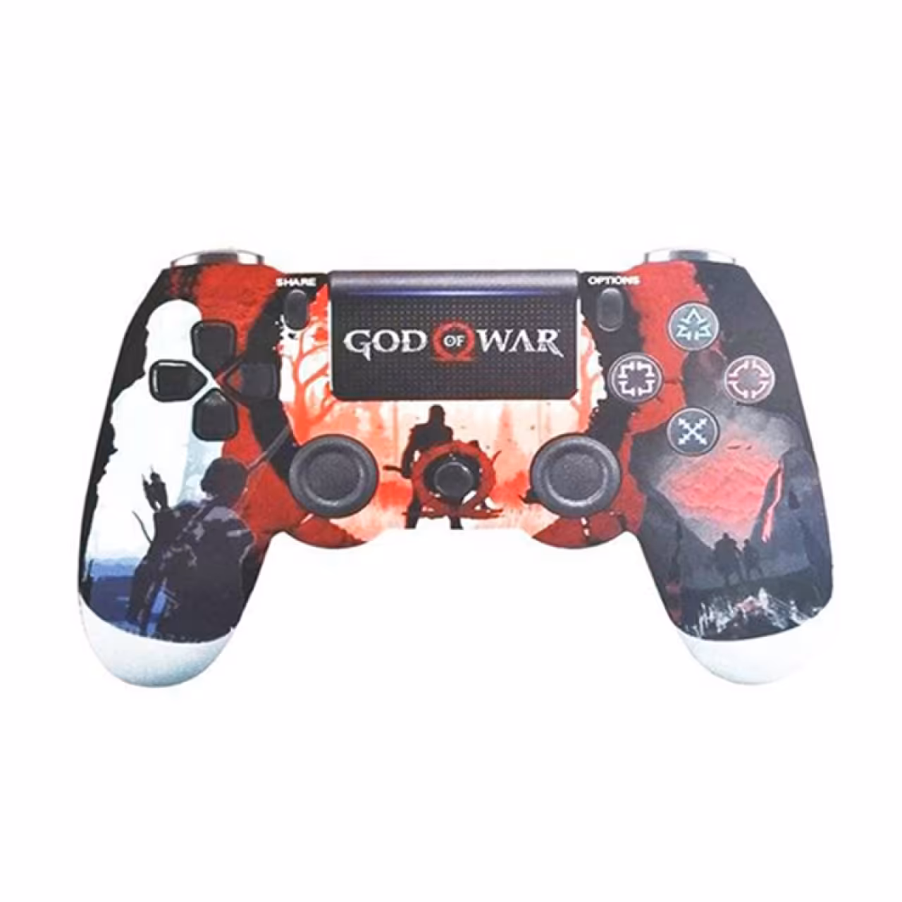 دسته بازی بی سیم Dualshock High Copy طرح GOD OF WAR مناسب برای PS4
