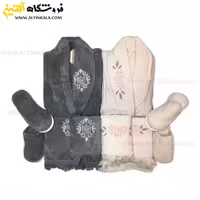 سرویس حوله عروس و داماد 12تکه گلدوزی ELOYA
