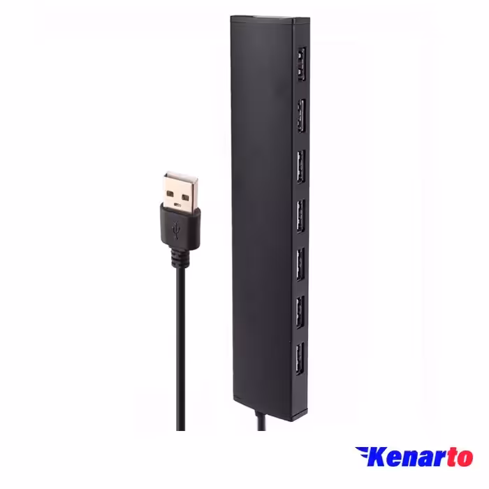 هاب 7 پورت USB2.0 کی نت مدل K-HUAMH407