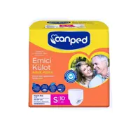 پوشک بزرگسال شورتی جان پد سایز S کوچک  10   عددی برند canpedوارداتی از ترکیه 
