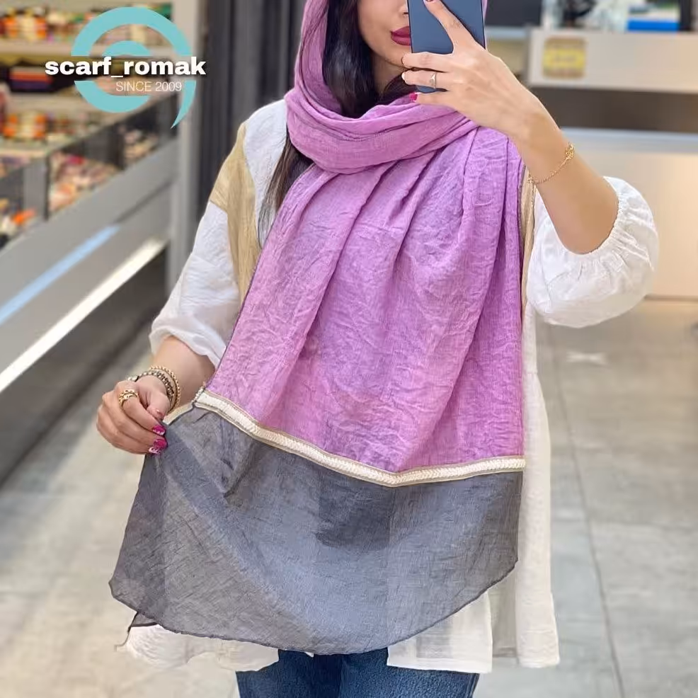 شال نخ هندی 3تیکه وارداتی چهارفصل