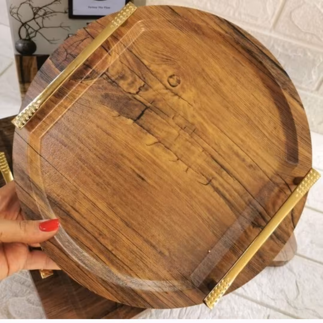 سینی چوبی وکیوم گرد