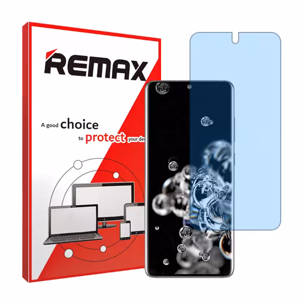 گلس سامسونگ Galaxy S20 Ultra مدل آنتی بلو برند ریمکس کد S