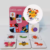 جورچین جعبه فلزی حدس بزن من کیم طرح حشرات (سدای شاد)