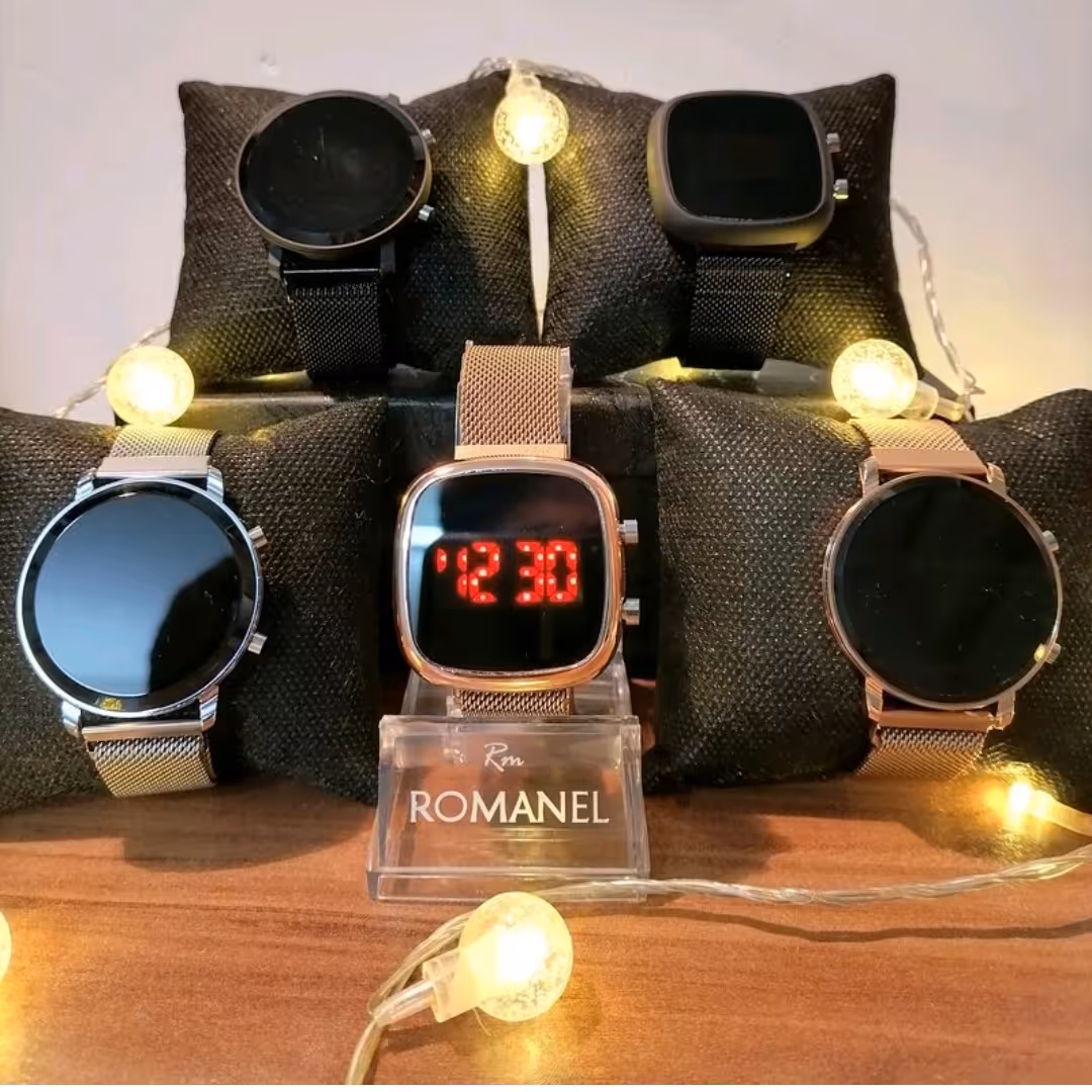 ساعت مچی دیجیتال LED طرح اپل واچ بند فلزی و قفل مگنی طرح ساعت هوشمند رنگ و طرح مختلف 
