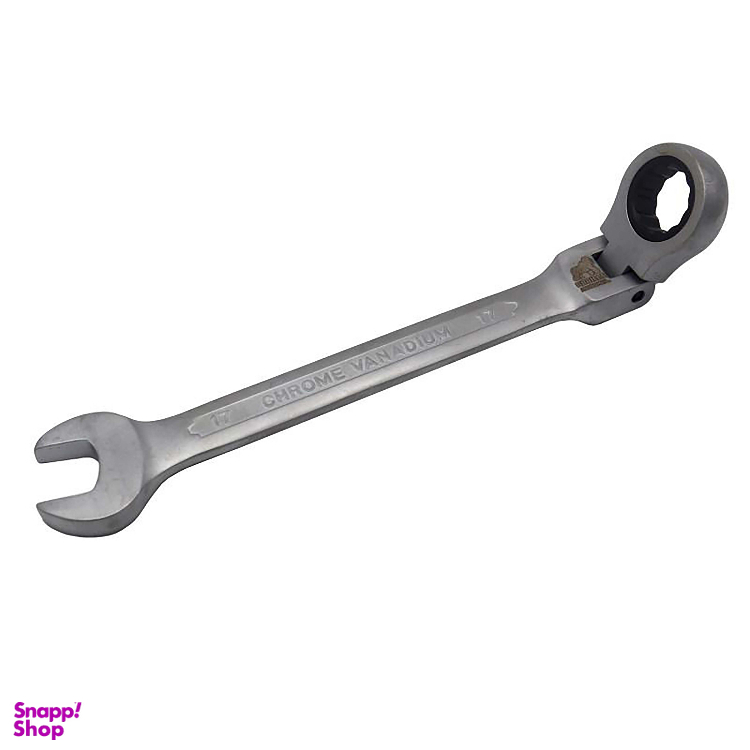 آچار یکسر تخت و یکسر جغجغه‌ ای مدل گوریلا کد YP-TASHO-017MM سایز 17 میلی متر