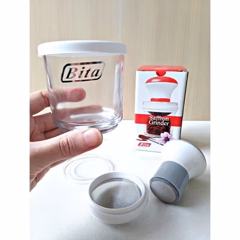 زعفران ساب بیتا شیشه ای با توری فلزی