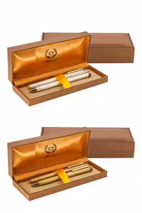 جفتی خودکار و خودنویس پیزا pizza طلایی و نقره ای diplomat