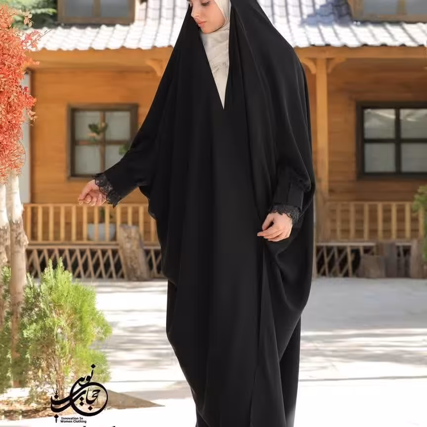 چادر عربی حلما با جنس کرپ کره ای
