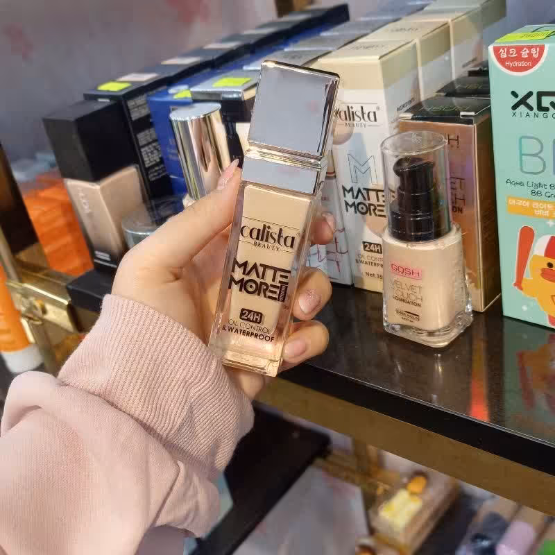 کرم پودر کالیستا شیشه ای مدل MATTE MORE