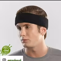 هدبند بافت مشکی مردانه و زنانه 