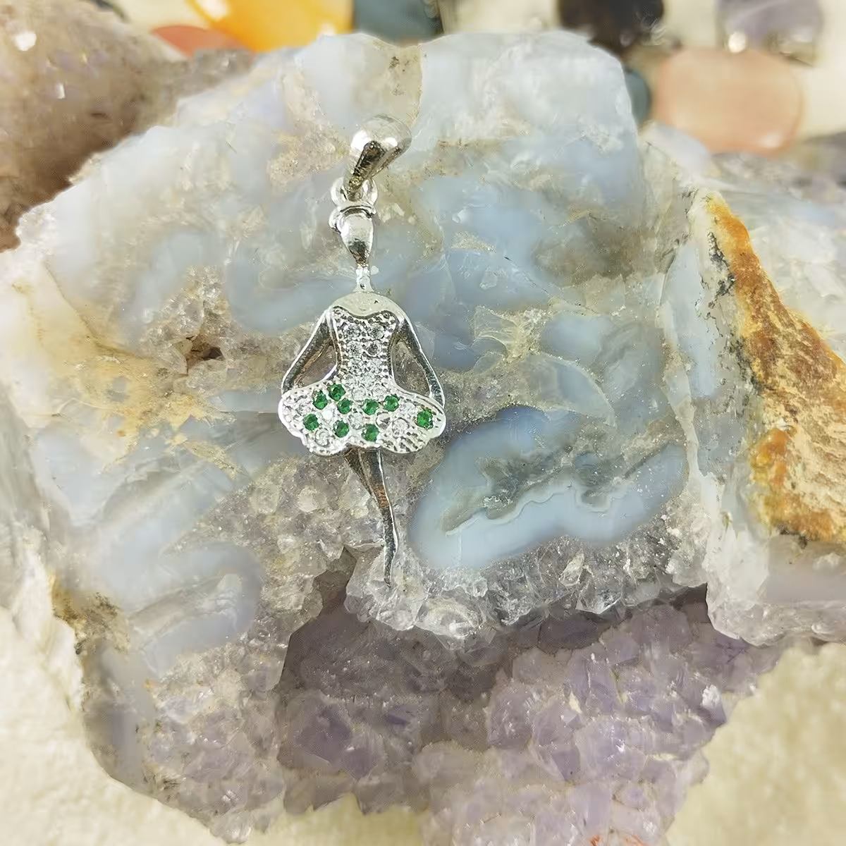 آویز گردنبند نقره زنانه سلین کالا 11750354